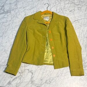 Vintage Zara Trafaluc Green Blazer Sz 6/8